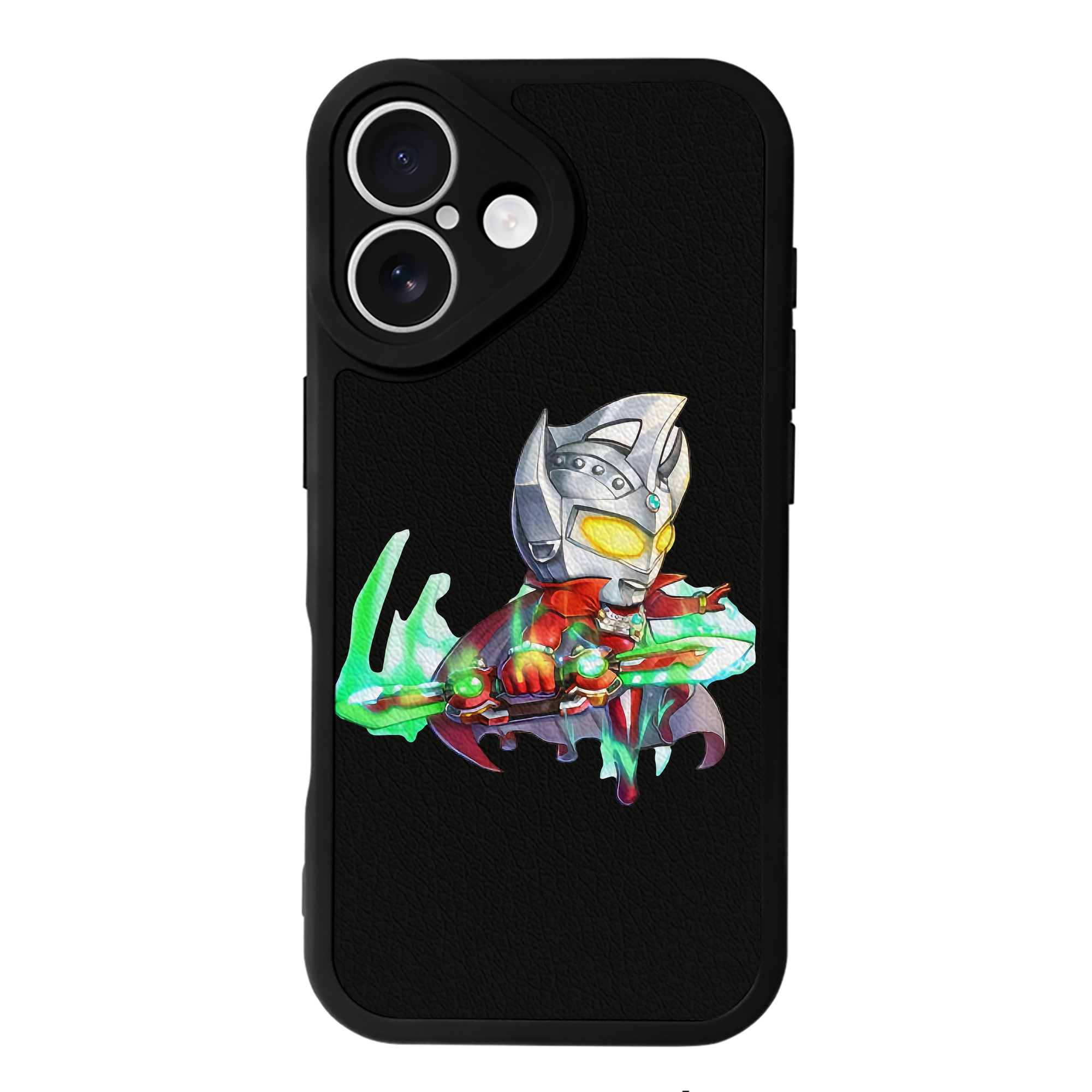 （画像用） ウルトラマン Ultraman 【iPhone 16シリーズ対応】シリコンスマホケース（レザー調） 材質：シリコン